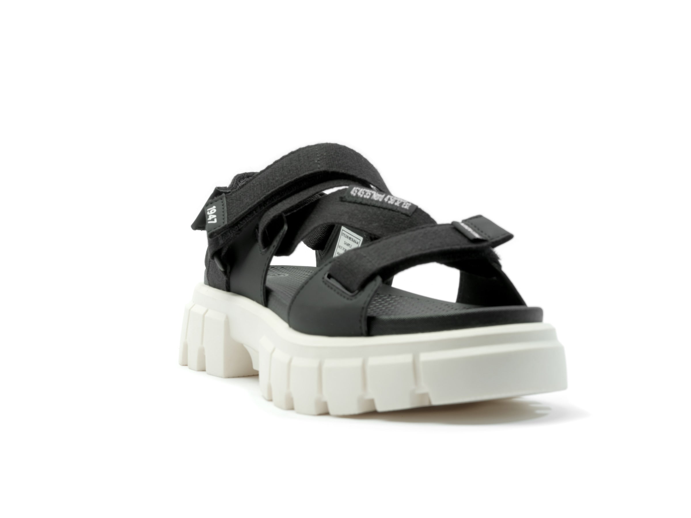 98578-016-M | REVOLT SANDAL MONO | BLACK/MARSHMALLOW - Image 2