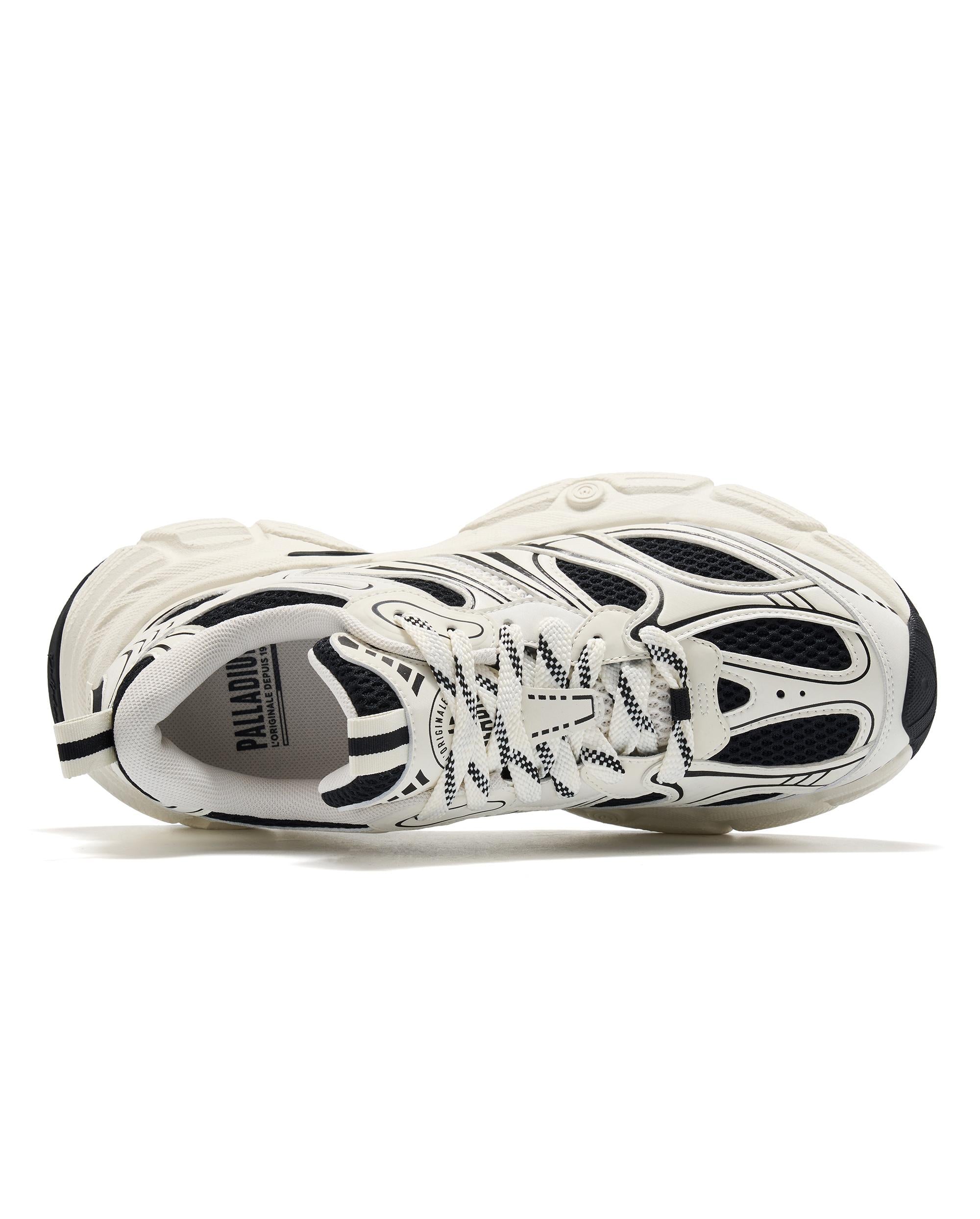 04577-019-M | MEN'S PALLAEIFFEL SNEAKERS | BK/SL/WT/BK - Image 3