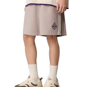 1011323-050 | MEN'S IRIS LOGO LOOSE FIT SIDE STRIPES SHORTS | MOON ROCK