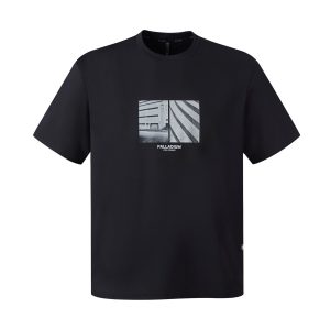1011709-008 | MEN'S URBAN THEME PRINTED T-SHIRT | BLACK