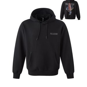 1011733-008 | MEN'S VINTAGE PALLADIUM LOGO HOODIE | BLACK