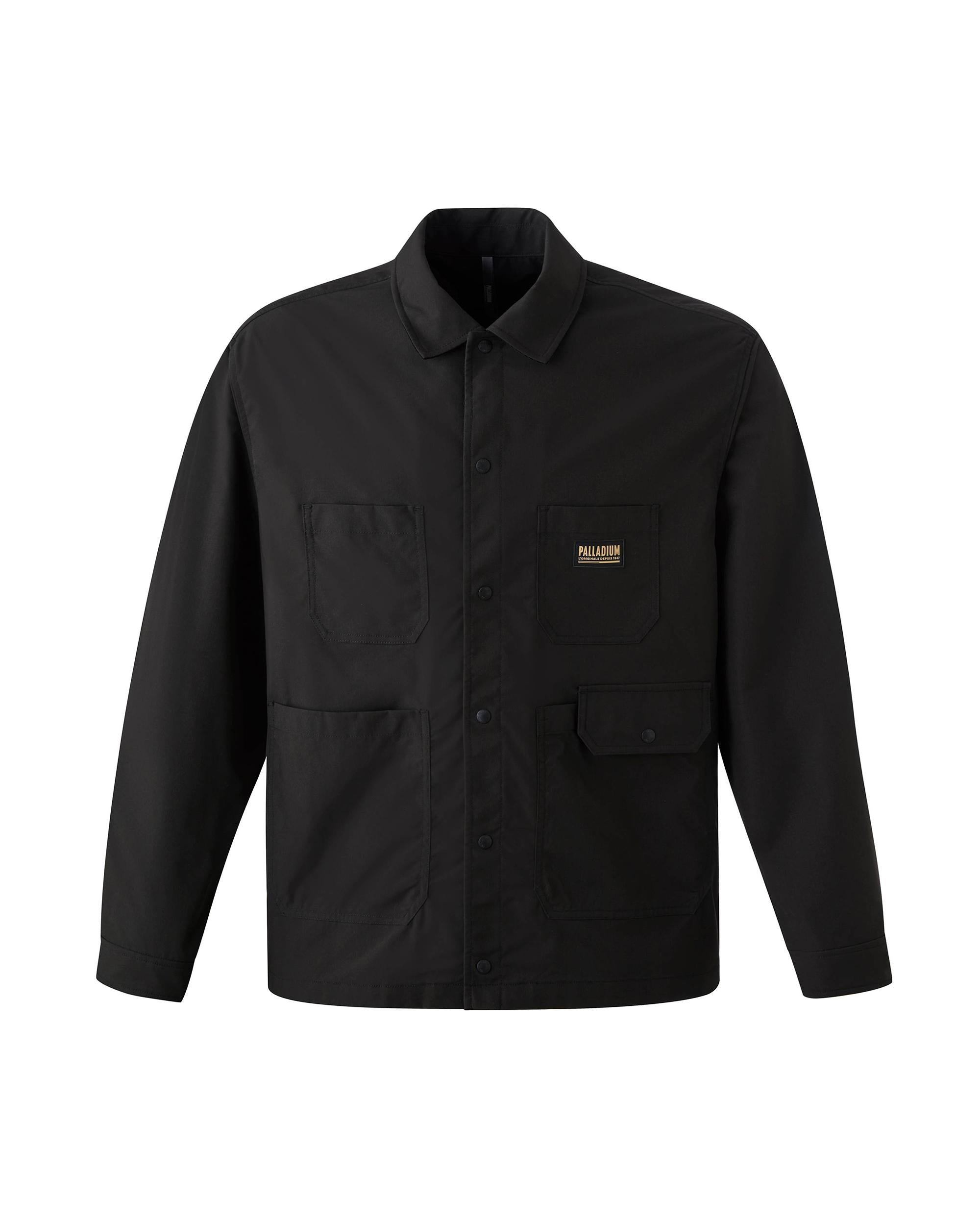 1011734-008 | MEN'S PALLADIUM LOGO WATER REPELLENT CARGO JACKET | BLACK