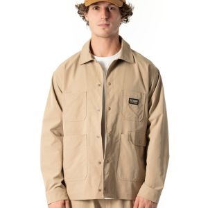 1011734-297 | MEN'S PALLADIUM LOGO WATER REPELLENT CARGO JACKET | HERITAGE CAMEL