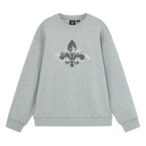 1011897-081 | MEN'S IRIS THEME PRINTED SWEATSHIRT | GREY