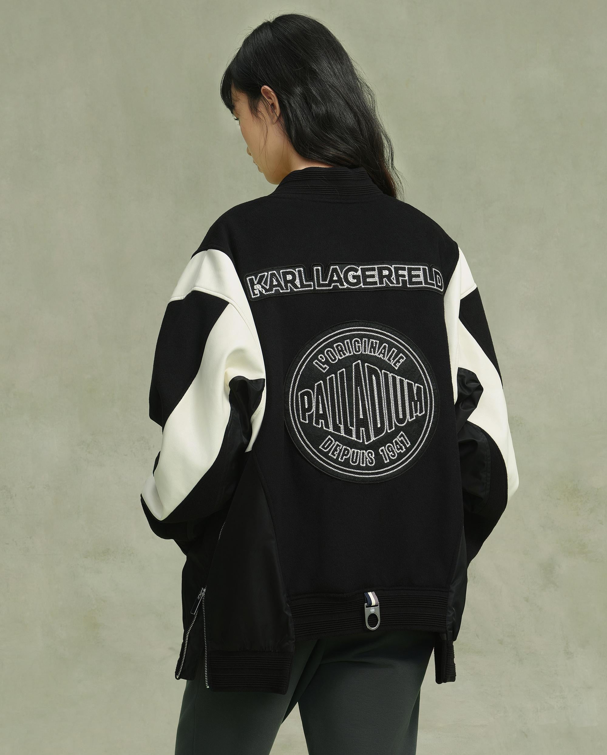 109234-032 | MEN'S PALLADIUM X KARL LAGERFELD JACKET | LEAD BLACK - Image 2