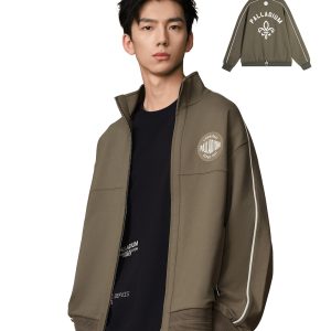 109658-367 | MEN'S PALLADIUM LOGO SIDE STRIPED JACKET | TEA LEAF