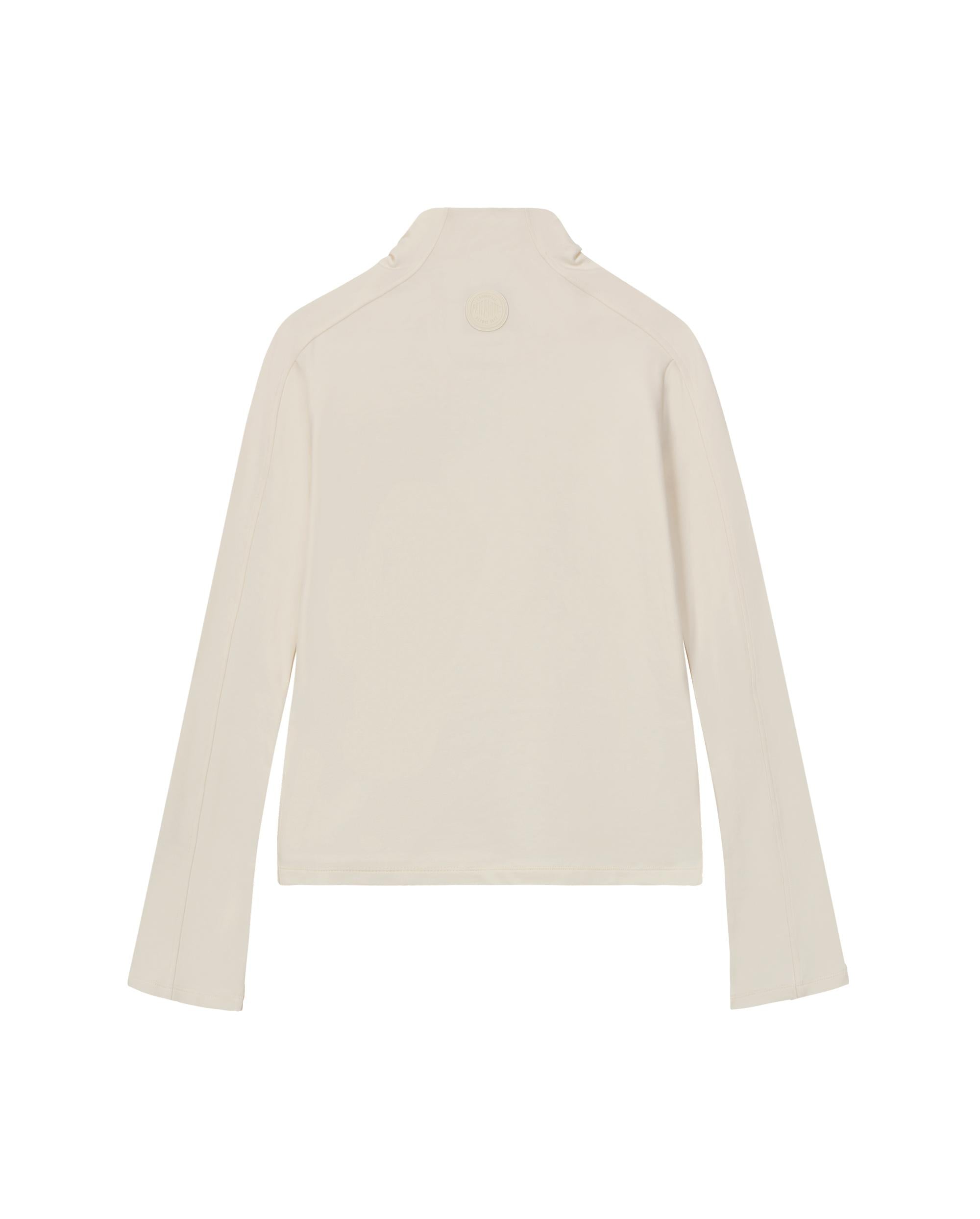 1910513-262 | WOMEN'S IRIS LOGO SLIM-FIT LONG SLEEVES T-SHIRT | MARSHMALLOW - Image 5