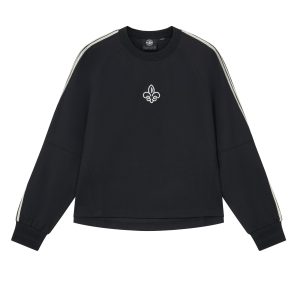 1911367-032 | WOMEN'S IRIS LOGO SIDE TAPED SWEATSHIRT | TAP SHOE