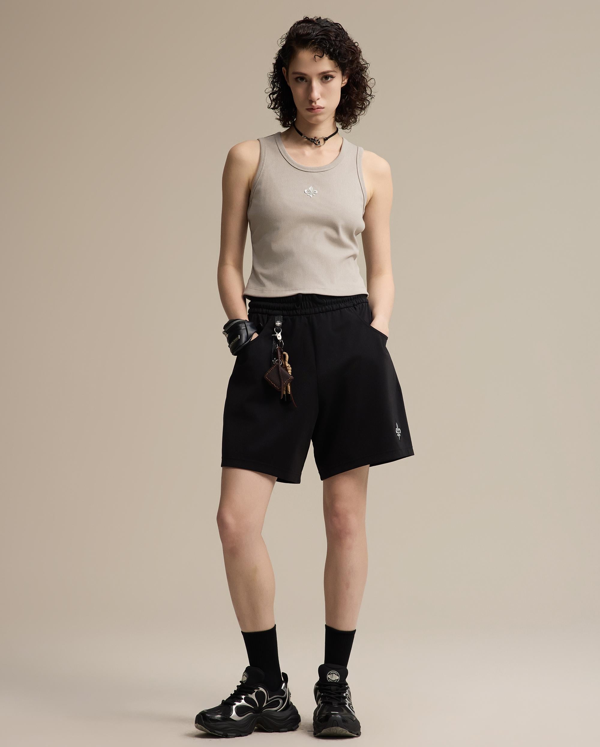 1911398-031 | WOMEN'S IRIS LOGO TANK TOP | FLINT GRAY - Image 3