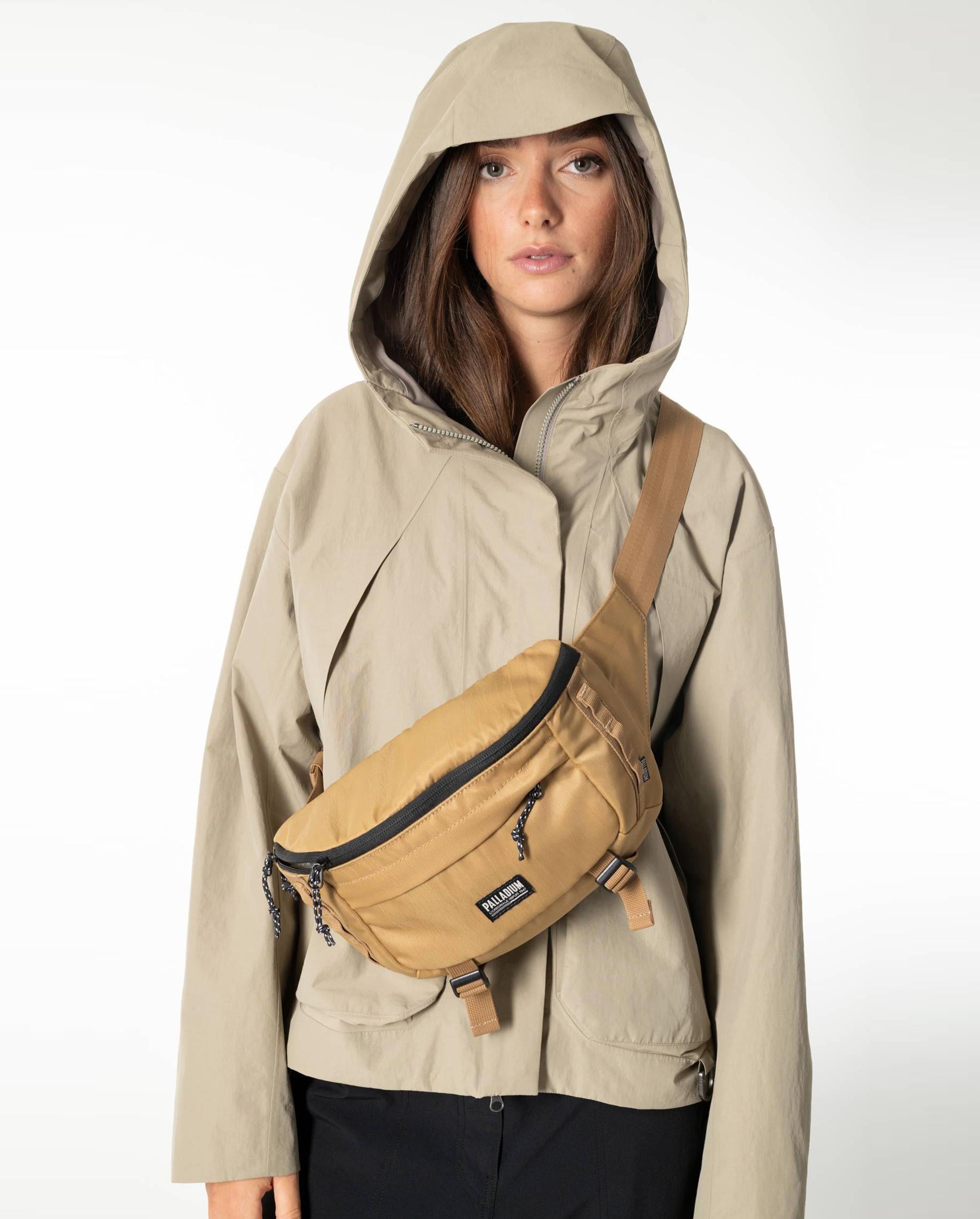 1911714-257 | WOMEN'S WATER REPELLENT WINDBREAKER HOODED JACKET | WARM SAND - Image 4
