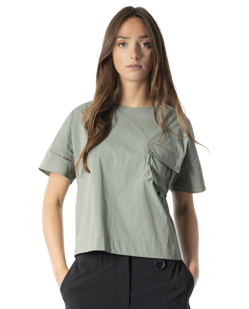 1911719-315 | WOMEN'S POCKET T-SHIRT | SAGE GREEN