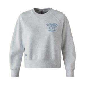 1911721-040 | WOMEN'S EMBROIDERED PALLADIUM THEME LOGO SWEATSHIR | ICEBERG