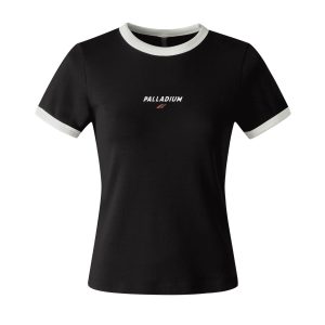 1911723-008 | WOMEN'S PALLADIUM LOGO COLOR BLOCKS T-SHIRT | BLACK