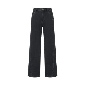 1911957-032 | WOMEN'S IRIS LOGO WIDE-LEG JEANS | TAP SHOE