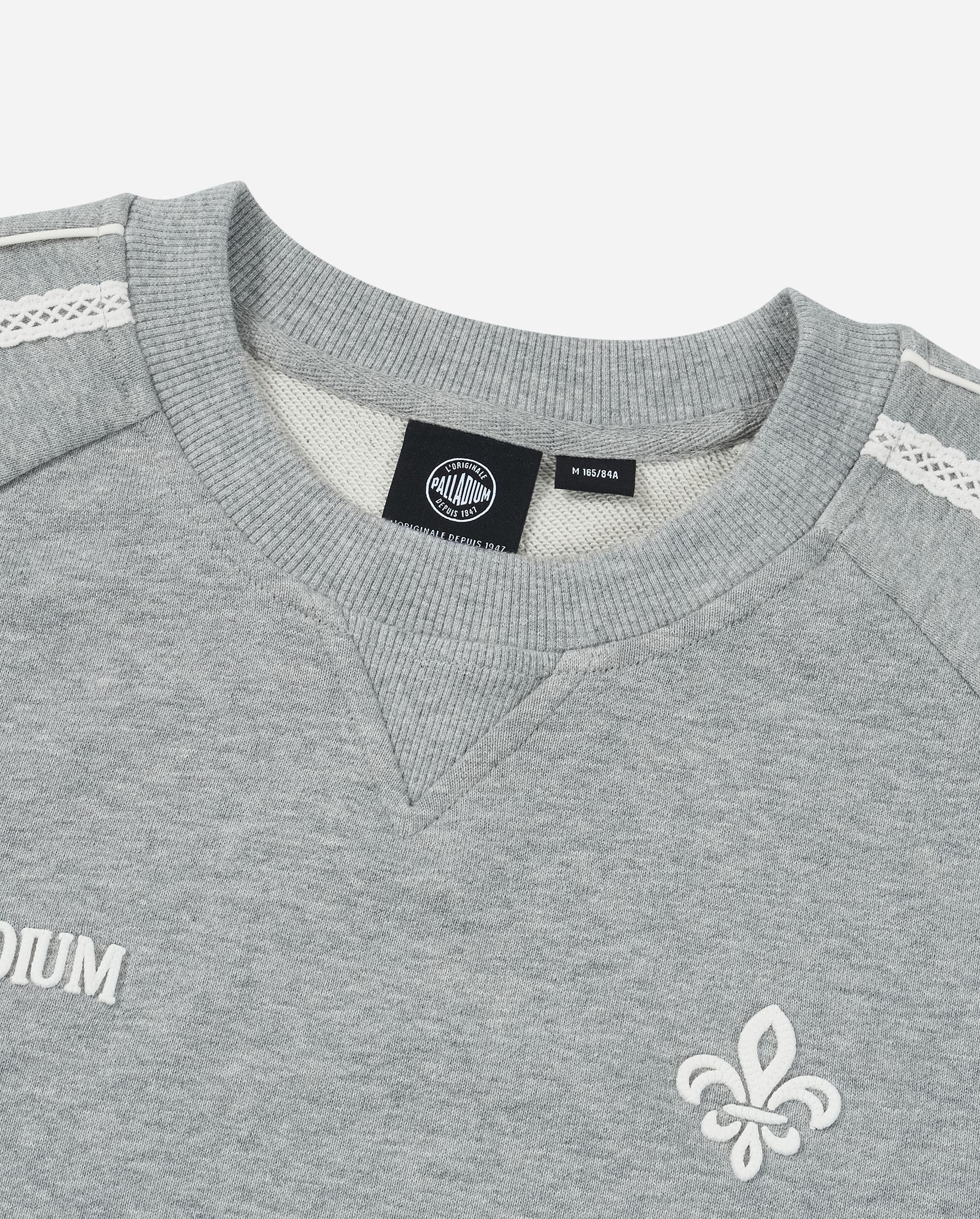 1911993-081 | WOMEN'S PALLADIUM IRIS LOGO SIDE TAPED COTTON SWEA | GY BN13 - Image 3