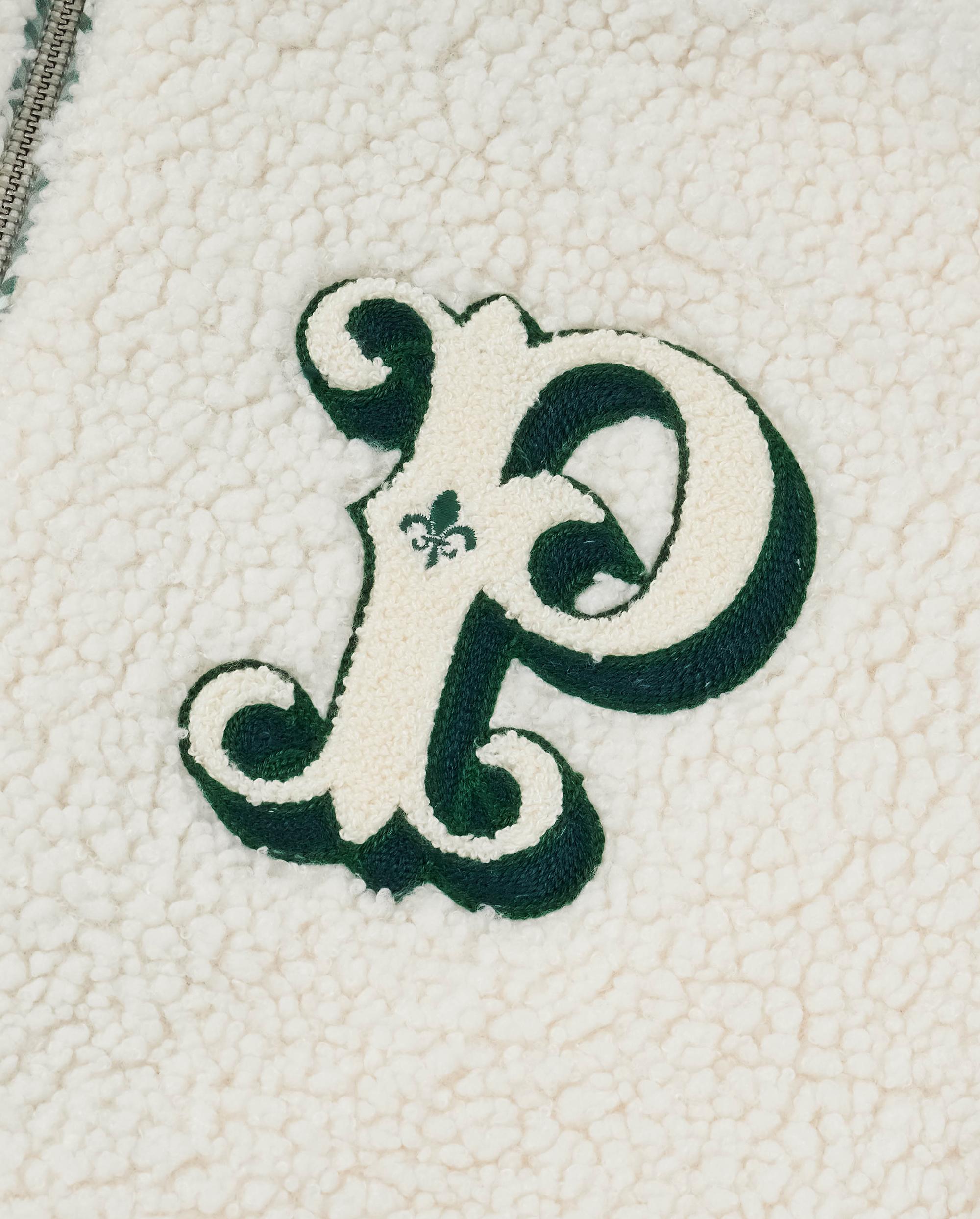 1912206-232 | WOMEN'S P LOGO SIDE TAPED FLEECE HOODED JACKET | VANILLA ICE - Image 4