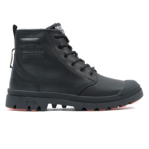 74382-008-M | UNISEX PAMPA LITE+ LTH WP+ HIGH-TOP SHOES SNEAKERS | BLACK