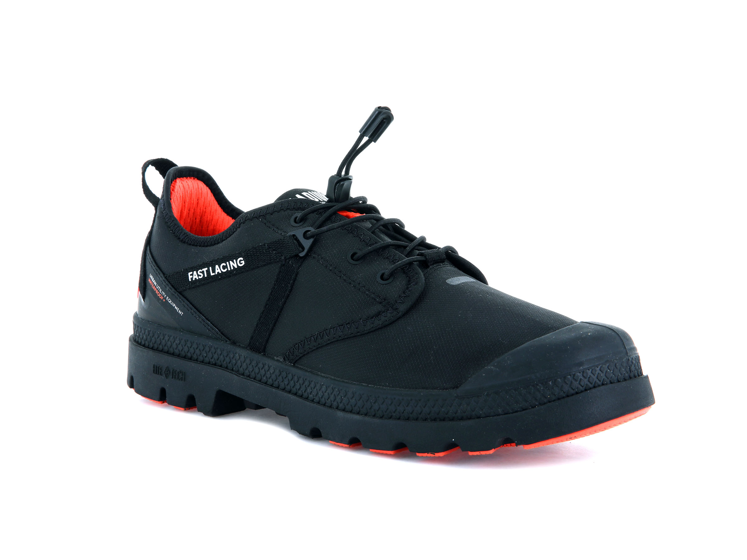 77338-001-M | UNISEX OX TRAVEL LITE+ WATERPROOF SNEAKERS | BLACK/BLACK - Image 2