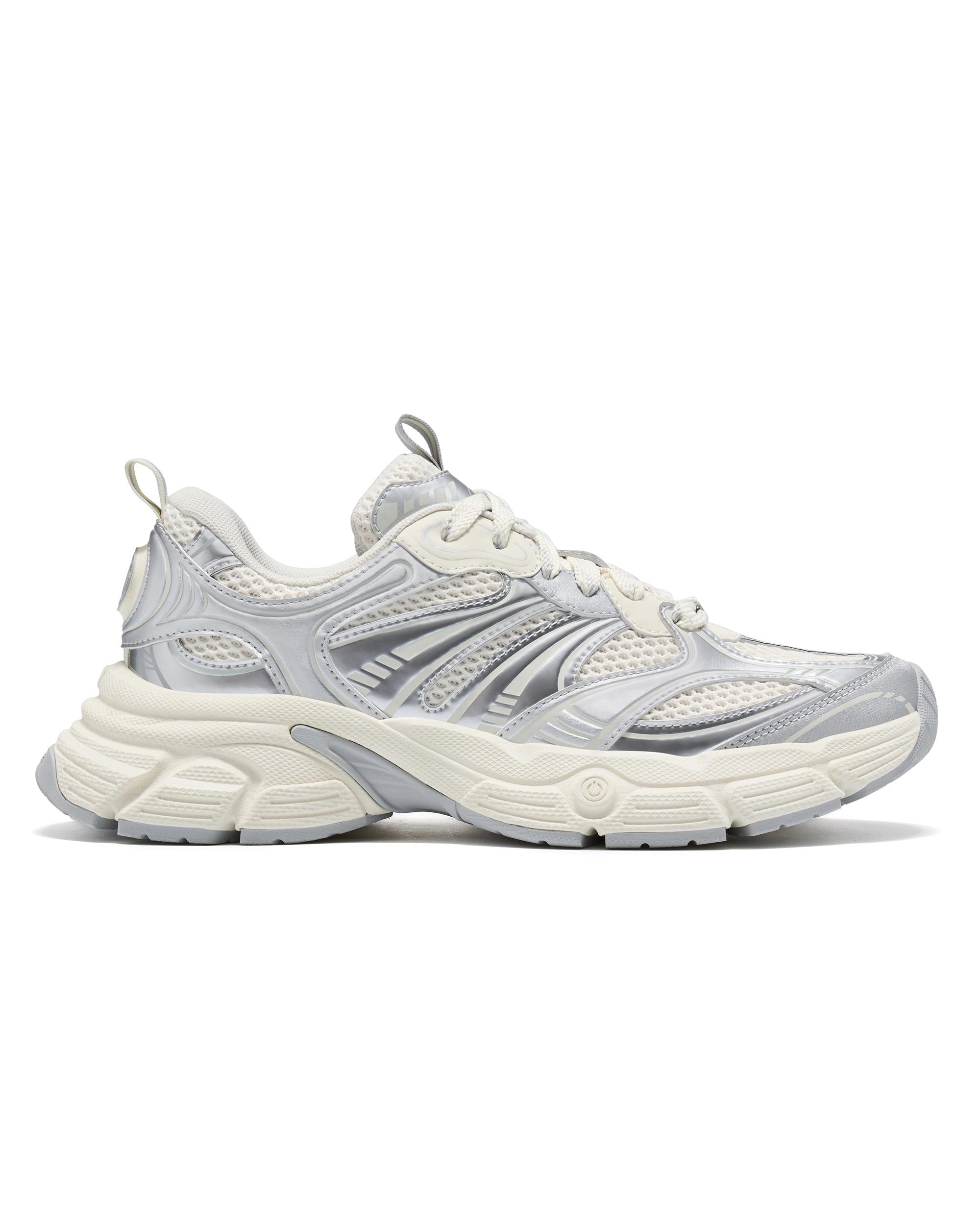 94556-199-M | WOMEN'S PALLAEIFFEL SNEAKERS | WT/GY/WT - Image 6