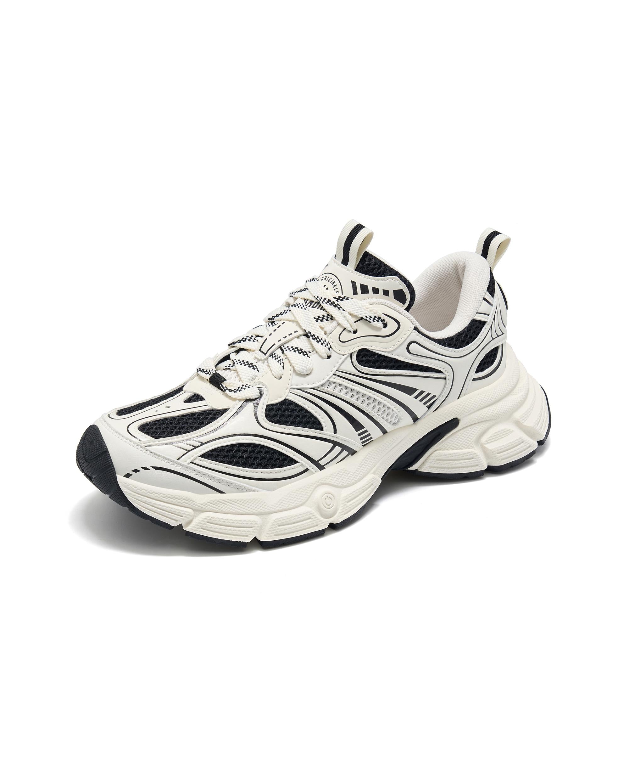 94577-019-M | WOMEN'S PALLAEIFFEL SNEAKERS | BK/SL/WT/BK - Image 2